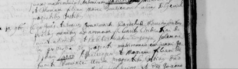 Karlobag, 13 November 1767 — a man of Senj marries Maria, daughter of the late Dominicus Uroda. The register page as read: image 300, right-hand page, headed «Anno Dni 1767»: the second entry, in the left margin «13 9bris».